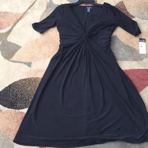 Chaps Black Dress. New with tags.